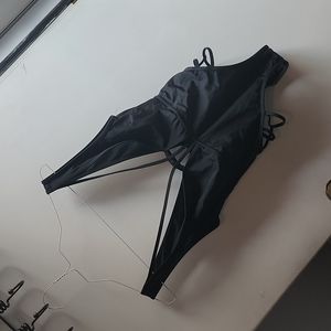 Bluebella Black strappy cage Swimsuit